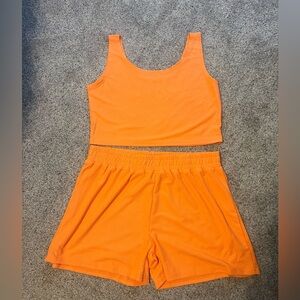 orange matching set